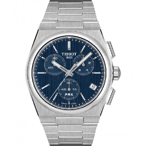 TISSOT PRX Chronograph Silver Stainless Steel Bracelet