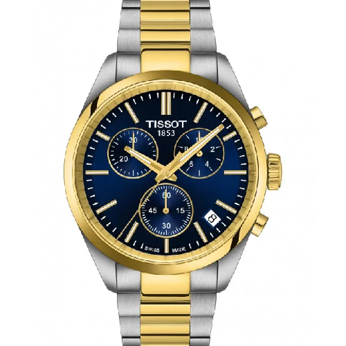 TISSOT T-Classic PR100 Chronograph Two Tone Stainless Steel Bracelet
