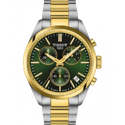 TISSOT T-Classic PR100 Chronograph Two Tone Stainless Steel Bracelet