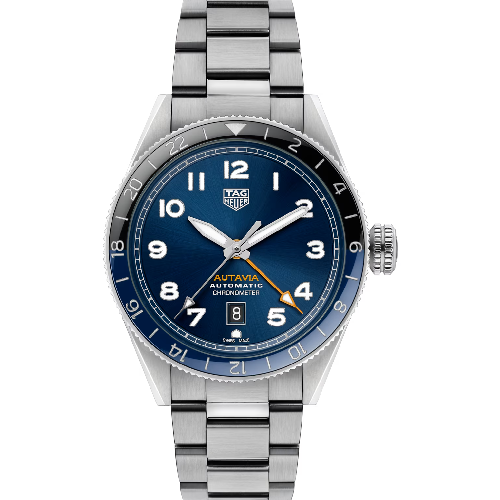 TAG Heuer Autavia GMT COSC Automatic Stainless Steel Bracelet